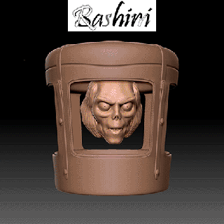 haunted mansion 2023 movie prop-ghost lantern house prop head halloween scary ghost allister cramps 3d print model - Mito3D