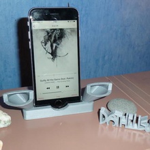 haut-parleur despeje o iphone 6, 6+ gadget 3d print model - Mito3D