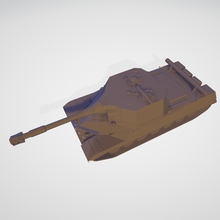 havy tank 3d print model - Mito3D