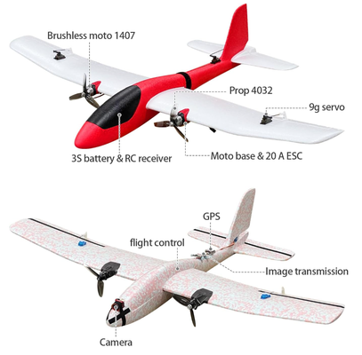 faucon travail 860mm planeur 16mm moteur monter nacelle faucons avion jeter voile rc 3d print model - Mito3D