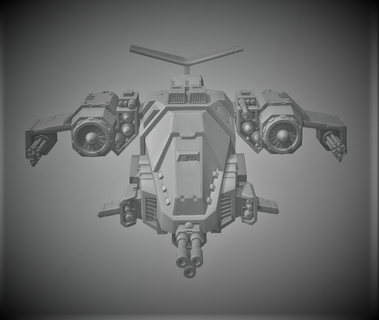 halcón tormenta jarhead ligero volantes juego espacio marina guerra martillo sm 3d print model - Mito3D