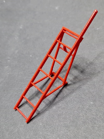 hawker hunter crew ladder access steps 3d print model - Mito3D