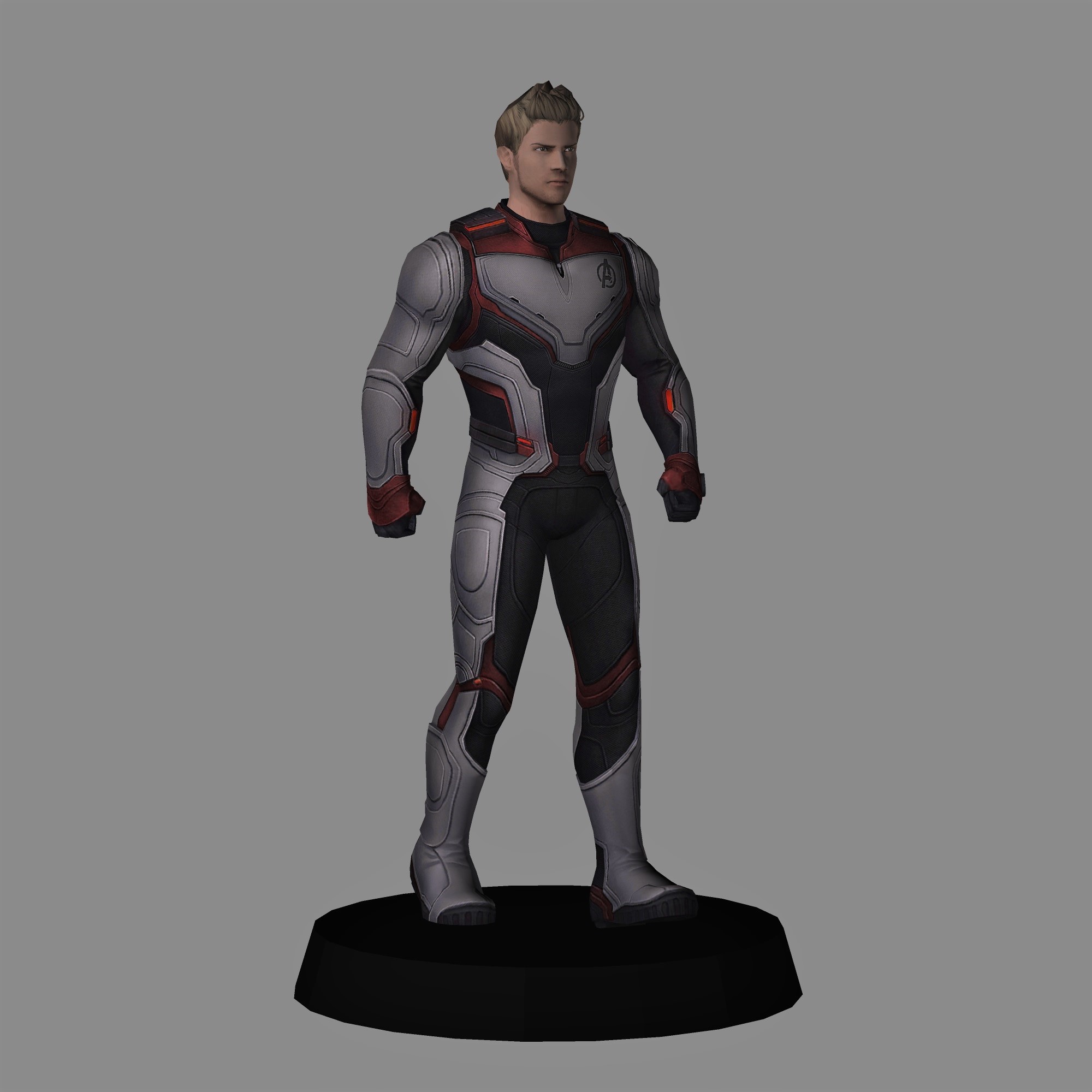 Şahin göz kuantum takım elbise Yenilmezler oyunsonu poli clint Barton mcu hayret sinematik Evren 3D print model - Mito3D