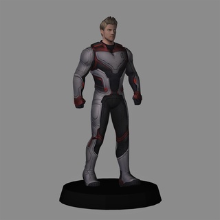 hawkeye quantum suit - avengers endgame poly clint barton mcu marvel cinematic universe 3d print model - Mito3D