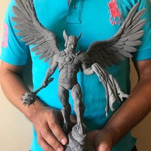 beispielsweise Hawkman Kunst dc Sammlerstücke Statuen comics Aktion Abbildung super Helden 3d print model - Mito3D