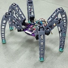 haxpod gadget örümcek robot yürüme platform ayaklı mühendislik 3d print model - Mito3D