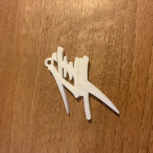 hayabusa keychain jewelry 3d print model - Mito3D