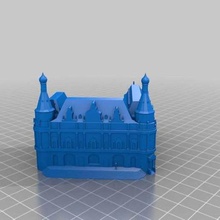 haydarpa railway station architecture buildings structures 3d print model - Mito3D