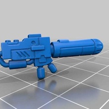 pericolo di soddisfare il fucile al plasma gioco giocattolo warhammer 40k tau crisi seme 3d print model - Mito3D
