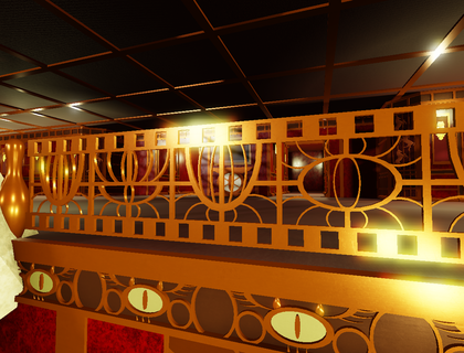 hazbin hotel inspired railing Art fanart decor 3d print model - Mito3D