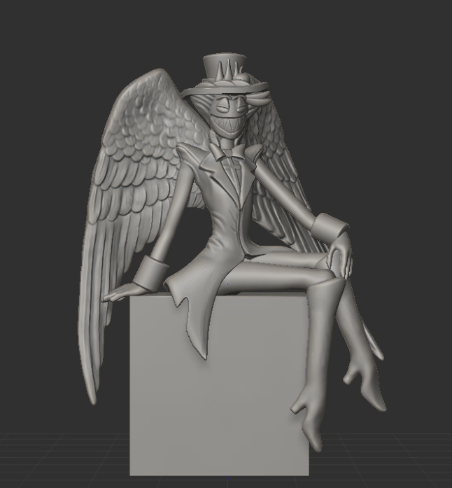 hazbin hotel lucifer morningstar game 3D print model - Mito3D