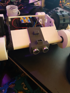 hc sr04 montar rc velocidad tanque sensor ultrasónico robótica 3d print model - Mito3D