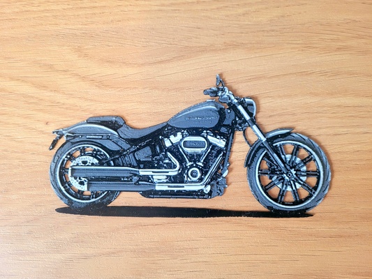 hd breakout 114 art motor motorbike hueforge 2d 3d print model - Mito3D