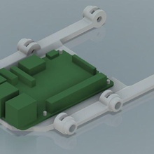 hdd pi caso funda v1 herramienta difícil manejar mcmaster carr frambuesa 3 electrónica 3d print model - Mito3D