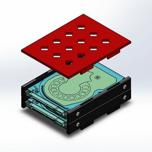 hdd ssd destek USB dönüştürücü hard disk depolama araç bilgisayar Bilim 3D print model - Mito3D