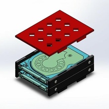 HDD ssd supporto USB convertitore hard disk Conservazione attrezzo computer scienza 3d print model - Mito3D