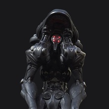 hde g3x art le robot la créature kit de cyborg scifi mecha miniature statue 3dprint caractère 3d print model - Mito3D