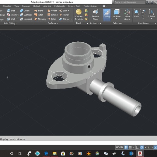 hdı vakum pompası memesi aracı araba peugeot 3D print model - Mito3D