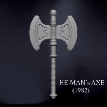 he-man axe - 1982 highly accurate 3d print model - Mito3D