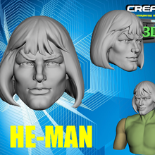 he-man head 3d print model - Mito3D