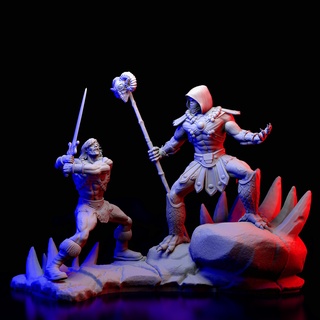 he-man masters universe skeletor fan art skull sword 3d print model - Mito3D