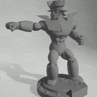 man mazinger z Triturar hombre 3dart figuras acción classic80s decoración única personalizable impresión digital 3d print model - Mito3D