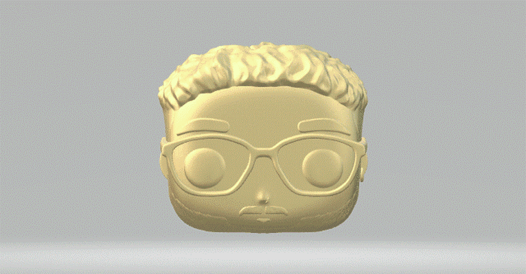 cabeça 092 funko pop homem 3d print model - Mito3D