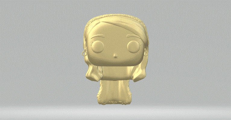 cabeça 107 funko pop mulher 3d print model - Mito3D