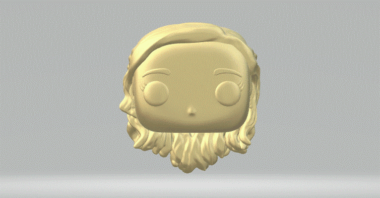 cabeza 109 funko popular mujer 3d print model - Mito3D