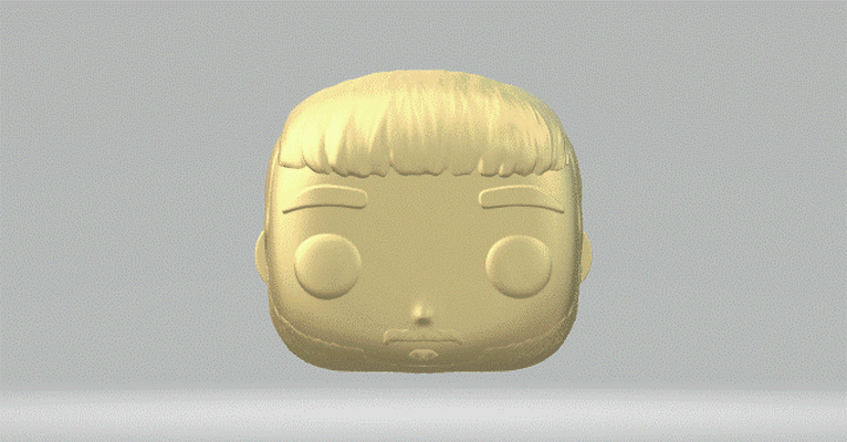 kopf 123 funko pop 3d print model - Mito3D