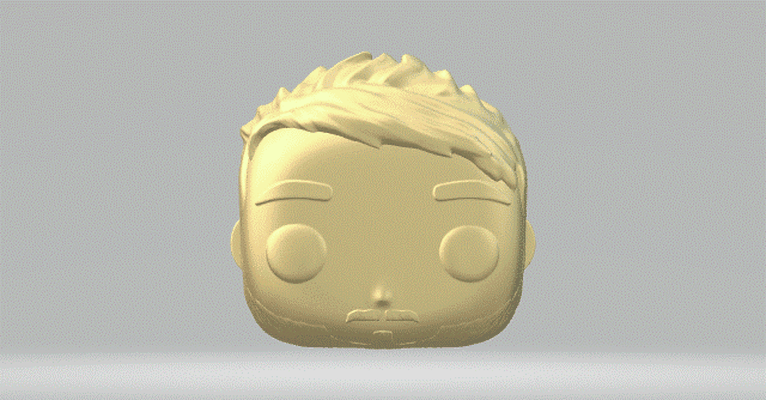 kopf 125 funko pop 3d print model - Mito3D