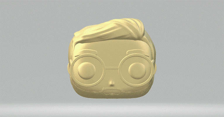 cabeza 132 funko popular hombre 3d print model - Mito3D