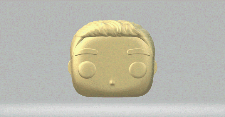 baş 133 funko pop adam 3d print model - Mito3D