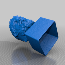 tête aslépios impression analyse 3d print model - Mito3D