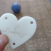 head breaker heart keychain 3d print model - Mito3D