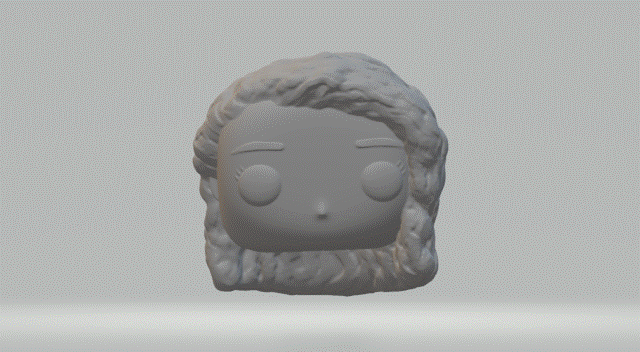 head bride 010 funko pop 3D print model - Mito3D