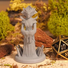 head enchantress - tabletop miniature game sorcerer magician wizard stl file 3d model mini fantasy warhammer gloomhaven pathfinder critical role gaming rpg dnd dungeons dragons 3d print model - Mito3D