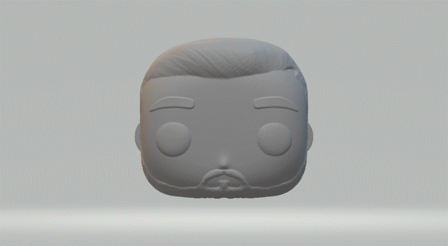 cabeza novio 009 funko popular 3D print model - Mito3D
