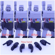 head hand upgrade gunmaster no support game sofa chair furniture transformers action figure robot boys toys throne megatron 3d print model - Mito3D