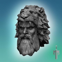 Kopf Herkules motu motuc mythisch Legionen 3d print model - Mito3D