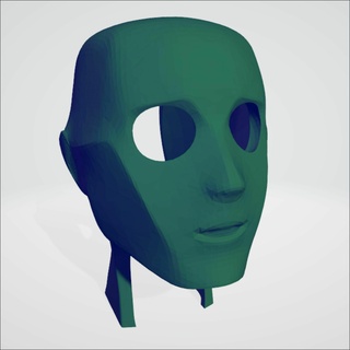 testa umano manichino pratica 3d print model - Mito3D