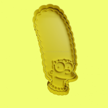 head marge simpson the simpsons cutter cutters moulds 3d print model - Mito3D