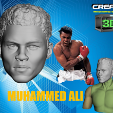 tête Muhammed Ali 3d print model - Mito3D