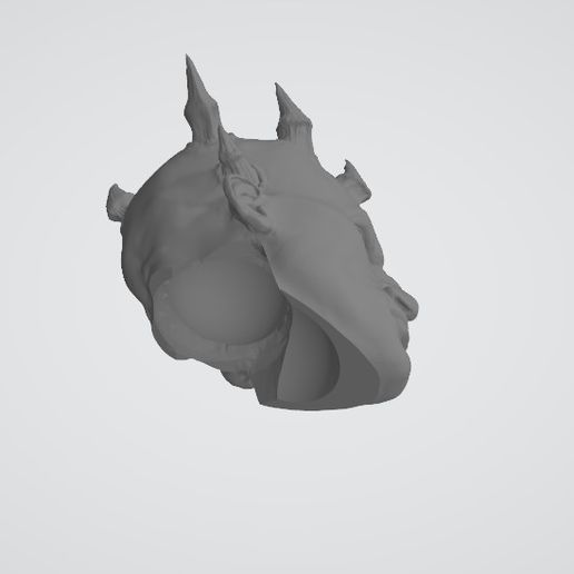 Kopf wild unterdrücken 3D print model - Mito3D