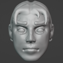 cabeza esculpir 3d impresión 3d print model - Mito3D