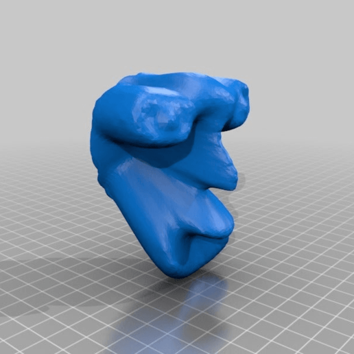 head sculpture art sculptures face 3D print model - Mito3D