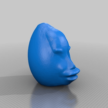 head sculpture art sculptures 3d print model - Mito3D