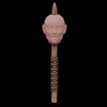 head spike low poly miniature barrel medieval tabletop rpg mini roleplay game warhammer dnd terrain butcher executioner execution got of thrones hangman 3d print model - Mito3D