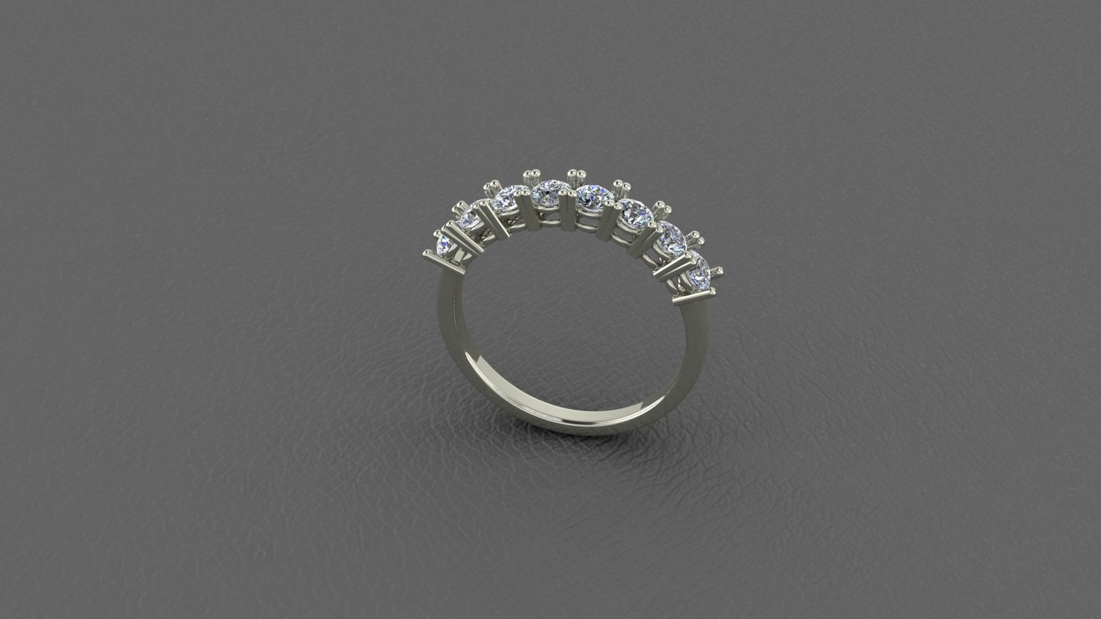 headband 8 diamonds 3mm Jewelry rings 3D print model - Mito3D