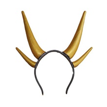 headband mounts accessories fashion horns halloween dragon costume 3d print model - Mito3D